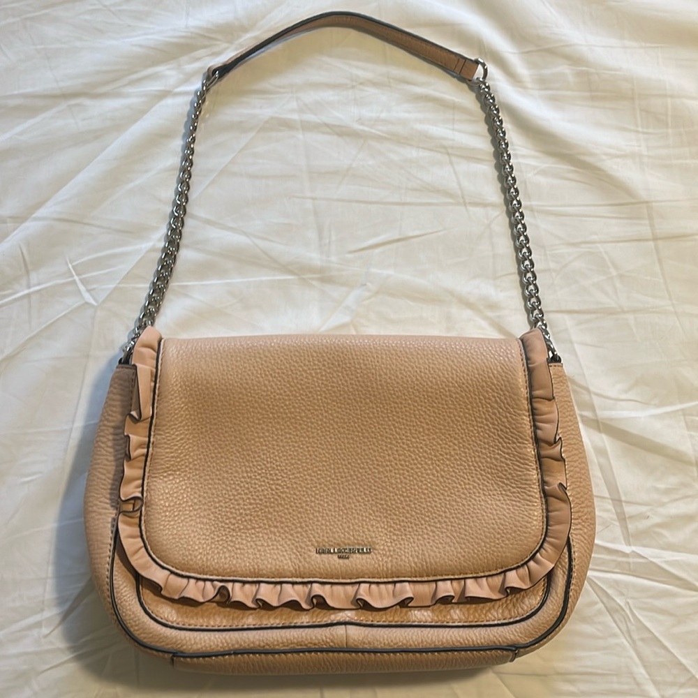 Karl Lagerfeld Handbag in Antique Rose, New without Tags